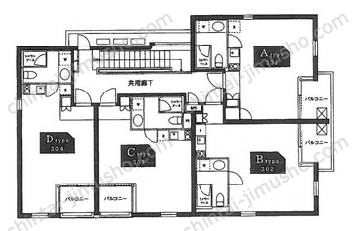 ラナイグレース北青山3階の間取図