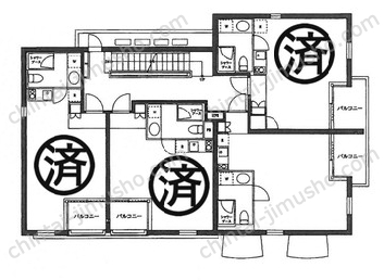 ラナイグレース北青山1階の間取図