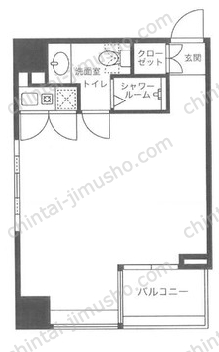 ビュロー新橋の間取図