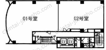 @WORK SHINJUKUGYOENの間取図