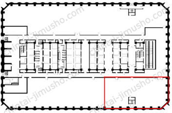 新宿センタービル／+OURS新宿の間取図