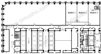 新宿センタービル／+OURS新宿の間取図