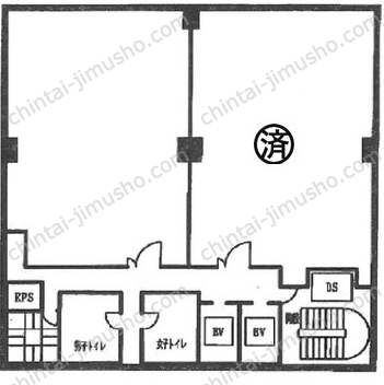 高見澤ビルディング4階の間取図