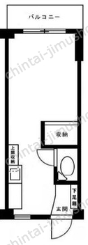 モリグチハイツの間取図