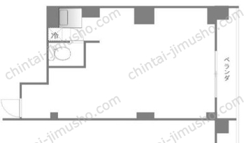 クランツ南新宿の間取図