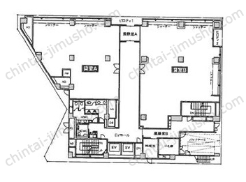 藤久ビル東1号館1階の間取図