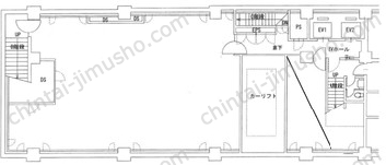 銀座アステルビルB1階の間取図