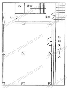 TOC ANNEX1階の間取図