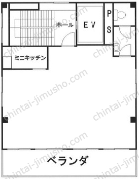 ミカドビル4Fの間取図