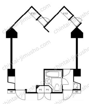 ビラ・モデルナの間取図