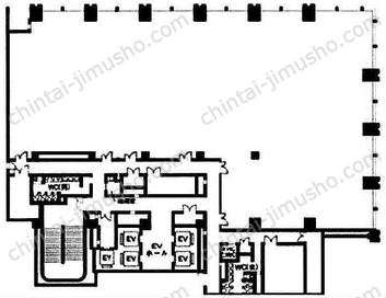 丸の内二重橋ビルディング 東京商工会議所ビル19階の間取図