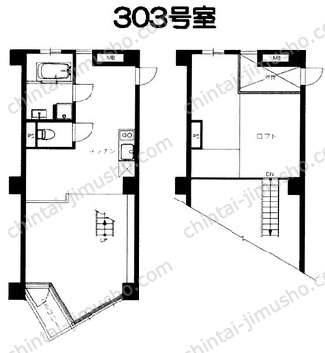 カーメルⅠ3Fの間取図