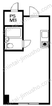 朝日九段マンションの間取図