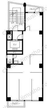 belle四谷4Fの間取図