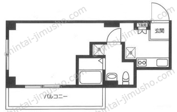 第二前澤マンション2階の間取図