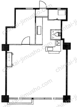 目白武蔵野マンション6階の間取図