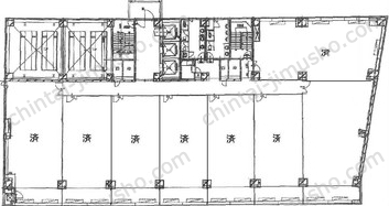 横浜西口Kビルの間取図