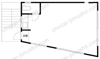 松本ビル3階の間取図