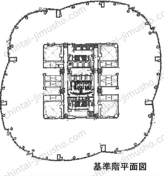 六本木ヒルズ森タワーの間取図
