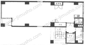 山崎須田町ビル4階の間取図