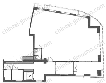 EBISU WEST1Fの間取図