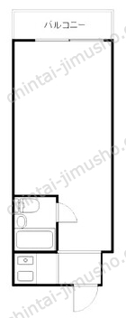 タウンハイツ銀座1Fの間取図