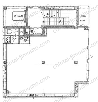 第二喜久ビル3階の間取図