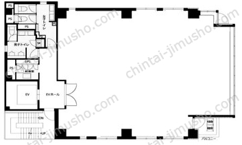 VORT虎ノ門Ⅱ7Fの間取図