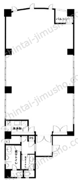 JPビル3階の間取図