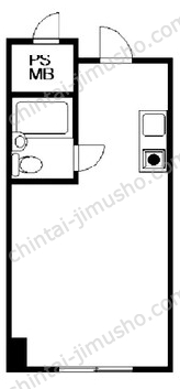 朝日九段マンションの間取図