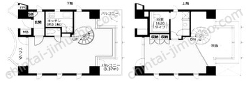 VORT青山一丁目Dualsの間取図