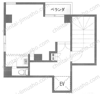 クリスタル亀戸2階の間取図