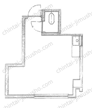 HOSONO BLDG／細野ビル2階の間取図