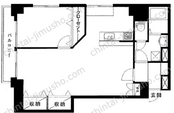 アパルトマンイトウの間取図