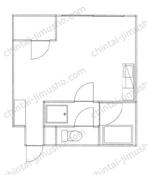 トーア新富マンション2階の間取図