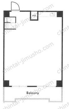 ウェルシャン池袋8階の間取図