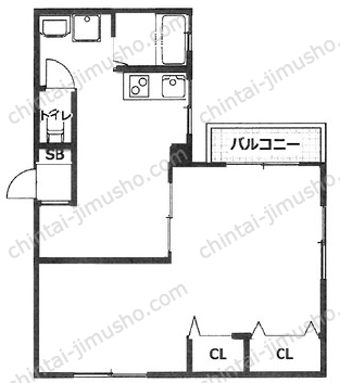 則竹ビルディングの間取図