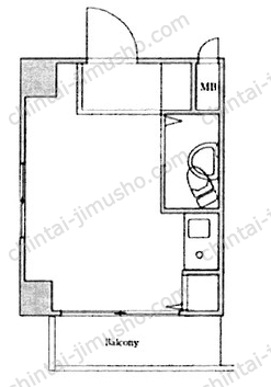 ダイヤモンドビル大森中の間取図