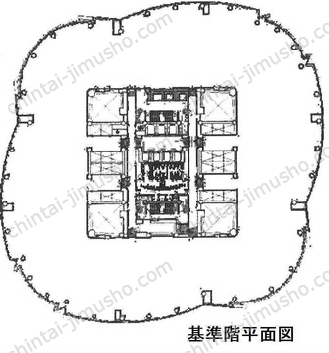 六本木ヒルズ森タワーの間取図