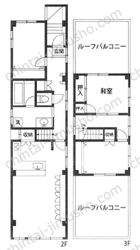上目黒4丁目ルーフガーデン一括の間取図