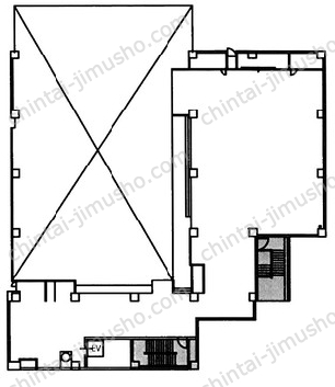 MK立川南ビル6階の間取図