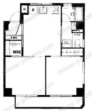 月村マンションNo324階の間取図
