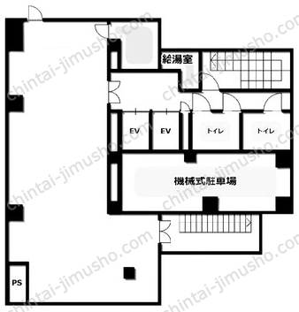アクセスビル6階の間取図