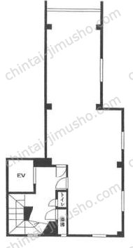 レインボービル4階の間取図