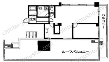 大永初台マンション10階の間取図