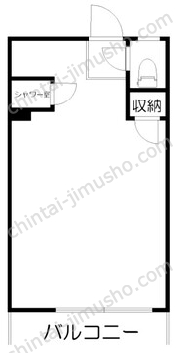 泰共フラットビルの間取図