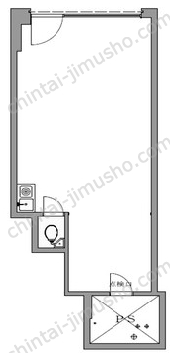 東建ニューハイツ九段の間取図