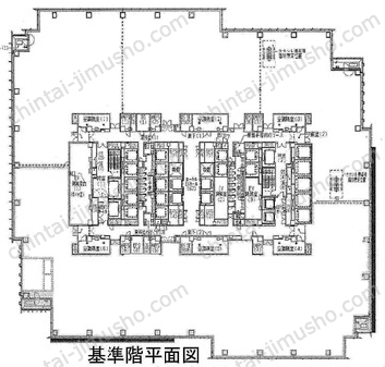 東京ミッドタウンタワーの間取図