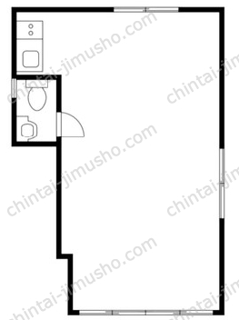 川口ビル1Fの間取図