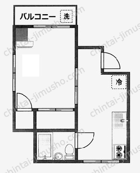 新宿オリンピックマンションの間取図